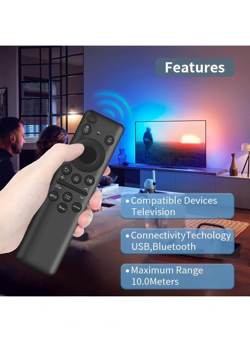 Flyview Universal Solar Remote Control for Samsung Smart TV, Voice Commands Pointing, Voice Remote Solar Charging Remote Control - Image 5